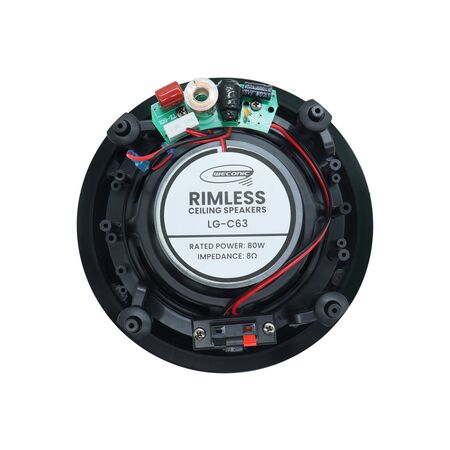 6.5inch 160watts rimless in-ceiling speakers with magnetic removeble grille