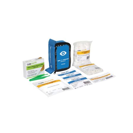 Eye & Wound First Aid Kit Soft Pack | Compact Design | Essential Treatment Items | Portable by Firebox