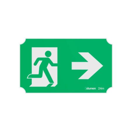 Right Arrow Whale Pictogram | 24m Length | Clear Directional Arrow | Compatible with WHALE Range by Firebox