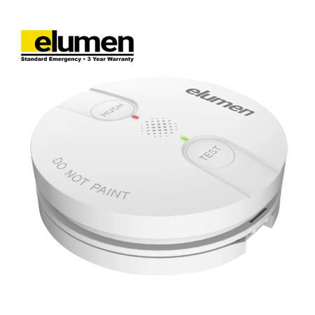 240V Photoelectric Smoke Alarm | 10-Year Lithium Battery Backup | Wired & Wireless Interlink | Wall/Ceiling Mount by Firebox