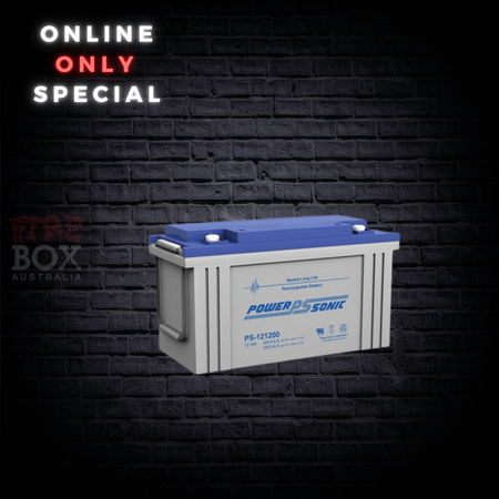 12V Sealed Lead Acid Battery | 120Ah Capacity | Maintenance-Free Design | Durable Construction by Firebox