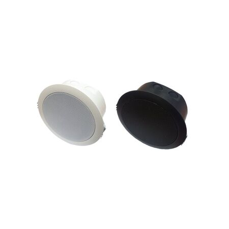 Ceiling Speaker 100mm | IP21C Rated | Fire Resistant ABS | Flush-Mount by Firebox