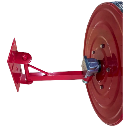 Swing Arm Fire Hose Reel 36m x 19mm | Metal Drum & Stainless Steel Waterway | Durable Design by Firebox