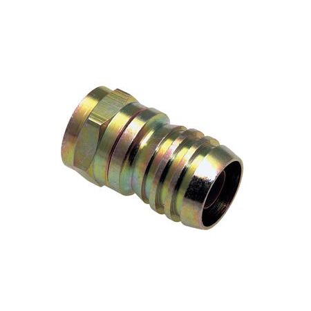 RG6 Crimp Connectors 10 Pack | Durable Design | Easy Installation by Matchmaster