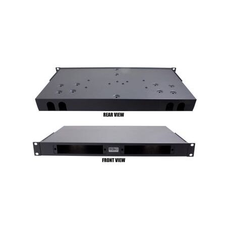 1RU Fixed Fibre Enclosure for 2 Panels | 24 Fibre Capacity | Durable Design | Easy Access by FOBOT