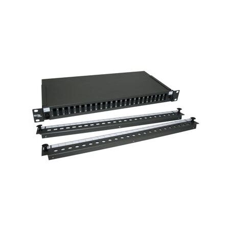 Economy Sliding Fibre Enclosure Kit | 1RU | 3 x Unloaded LC/SC/ST Panels | Complete Accessories by Matchmaster