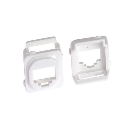 JACK Adaptor 10 Pack | White Finish | Versatile Compatibility | Easy Installation by BrandName