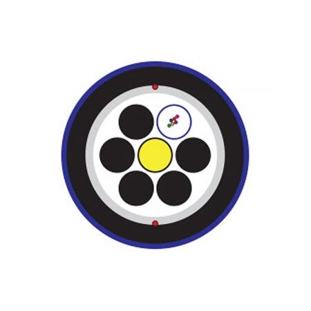 Fibre Optic Cable 6 Core OM4 | Loose Tube | Blue Nylon Jacket by MSS