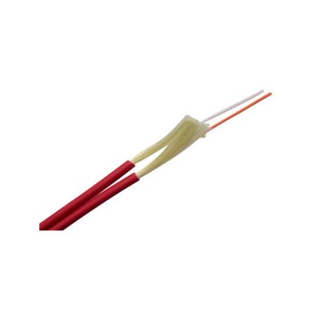 Fibre Duplex Cable 2 Core Singlemode | LSZH Jacket | Red by MSS