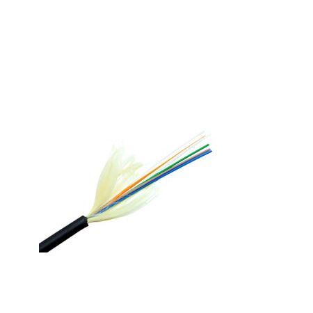 Fibre Cable 4 Core OM3 | Tactical Indoor/Outdoor | Riser Black PU Jacket by MSS