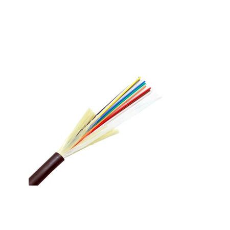 Fibre Cable 12 Core OM3 | Tactical Indoor/Outdoor | Riser Black PU Jacket by MSS