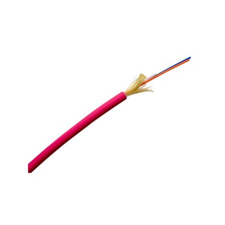 Fibre Optic Cable 2 Core OM4 | Indoor/Outdoor | LSZH Jacketed | Erika Violet by MSS