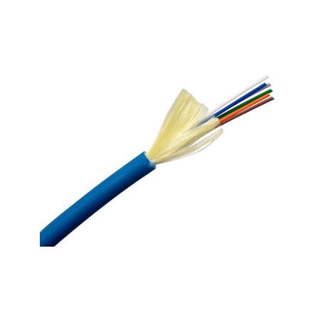 Fibre 6 Core OM3 Indoor/Outdoor Riser Cable | LSZH Jacket | Blue by MSS