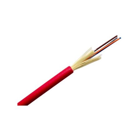 Fibre 6 Core OM3 Indoor/Outdoor Riser Cable | LSZH Jacket | Red by MSS