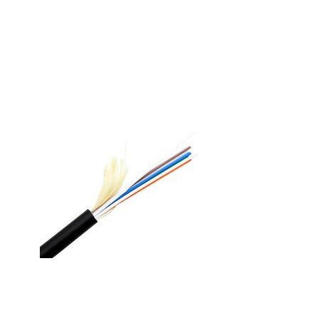 Fibre 6 Core OM3 Indoor/Outdoor Riser Cable | LSZH Jacket | Black by MSS