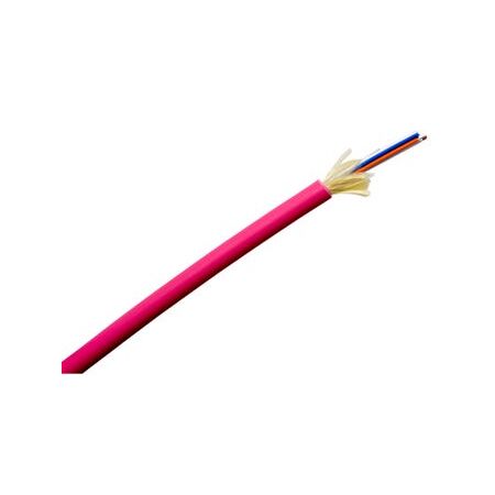 Fibre 6 Core OM4 Indoor/Outdoor Cable | LSZH Jacket | Erika Violet by MSS