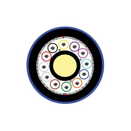 Fibre Optic Cable 12 Core Singlemode | Mini Loose Tube | Blue Nylon Jacket by MSS