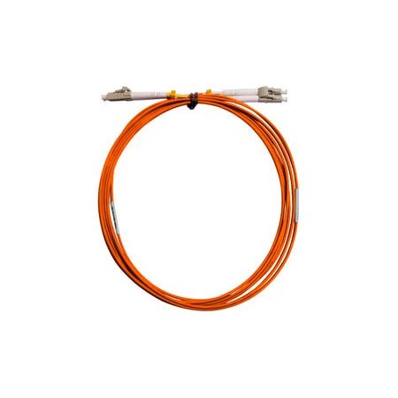 Fibre Patch Lead LC-LC OM4 | 1 Metre Length | Orange LSZH | 2mm Duplex by MSS