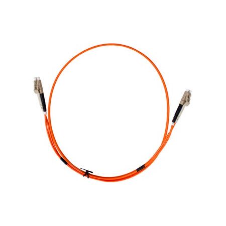 Fibre Patch Lead LC-LC OM1 | 1 Metre Length | Orange LSZH | 2mm Duplex by MSS