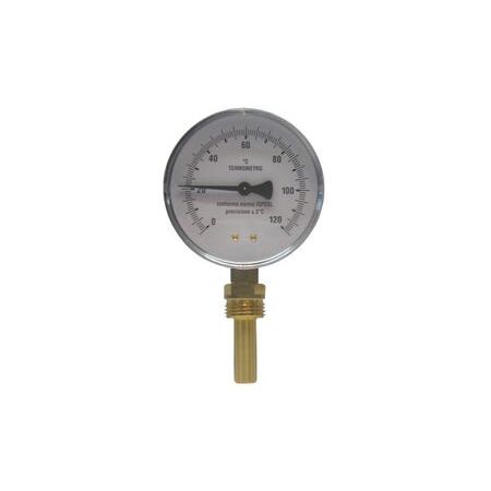 Thermometer 80mm | 0-120°C Range | 1/2G Connection | TBR-80 by Therm