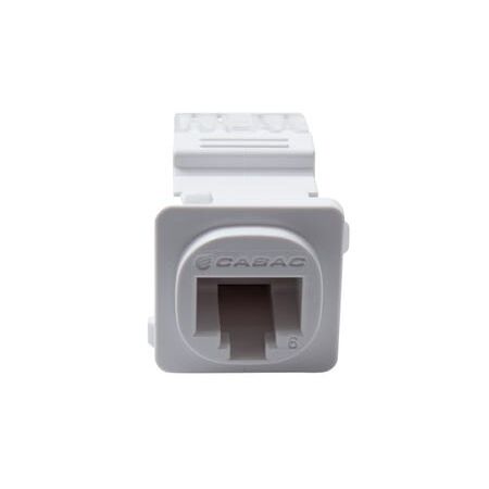 Cat6 RJ45 Connector Clips | Clipsal Style | White by Jack