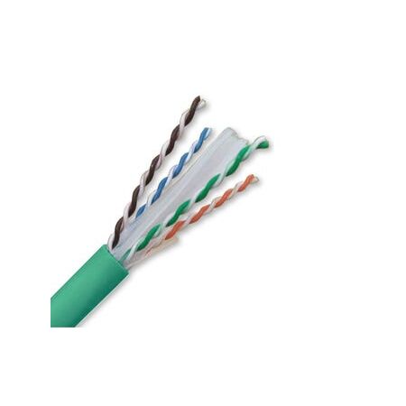 Ethernet Cable Category 6A U-UTP | Green LSZH | High Speed & Low Smoke | Flexible Design by Matchmaster