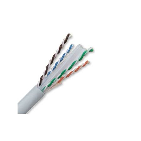 Ethernet Cable Category 6A U-UTP | LSZH Grey | High Speed & Low Smoke by Matchmaster