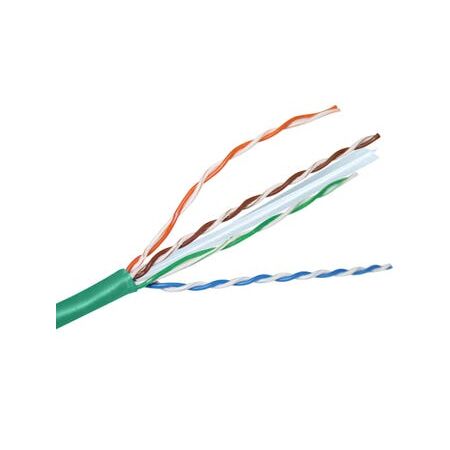 Ethernet Cable Category 6 U-UTP | 305M Length | Green Color | High-Speed Data Transfer by Matchmaster