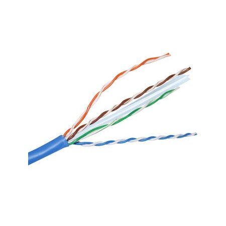 Ethernet Cable Category 6 U-UTP | 305M Length | Blue Color | High-Speed Data Transfer by Matchmaster