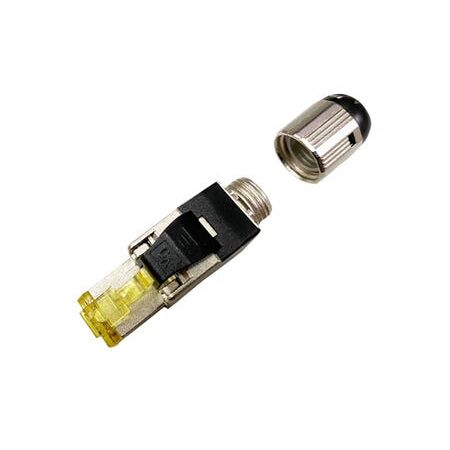 Category 6A Fully Shielded RJ45 Plug | Field Termination | Bag of 10 by Matchmaster