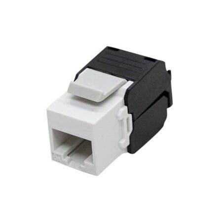 CAT6A RJ45 UTP Keystone Outlet | White | Pack of 10 by Matchmaster