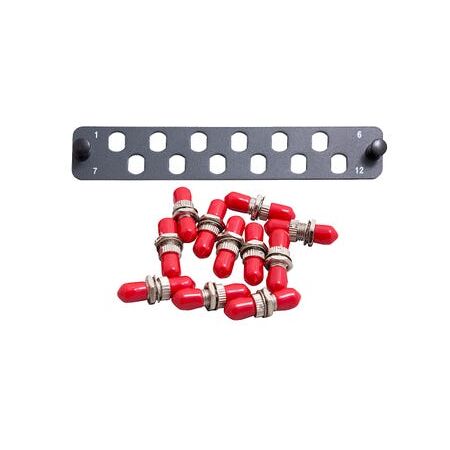 Flat Coupler Panel Kit 12F ST MM | Includes Thru Adaptor | Easy Installation by Matchmaster