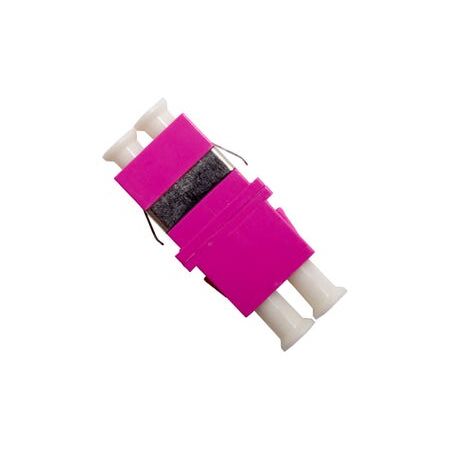 LC Multimode OM4 Duplex Thru-Adaptor | High Performance | Low Insertion Loss | Compact Design by Matchmaster