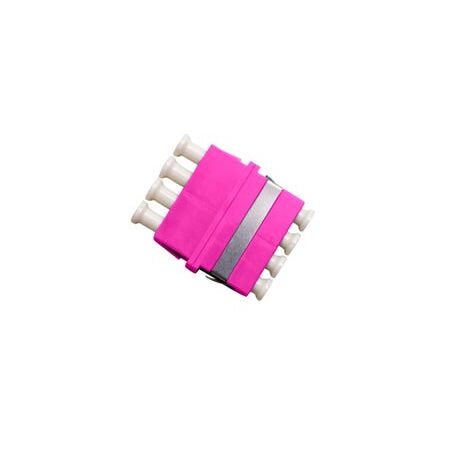 LC OM4 Quad Thru Adaptor | Erika Violet | High Performance | Durable Design by Erika