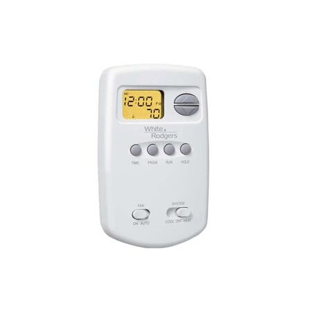 Vertical Programmable Heat Cool Thermostat | Energy Saving | User-Friendly Interface by Brand