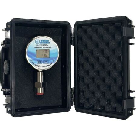 Digital Pressure Indicator | 0 to 2500 kPa Range | High Accuracy & Stainless Steel | Firebox