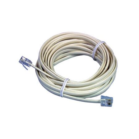 RJ12 Modular Lead 4 Core 10M | High-Quality Cable | Durable Design by Unbranded