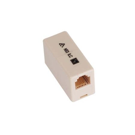 RJ12 Coupler F-F Adaptor | Compact Design | Easy Installation by Unbranded