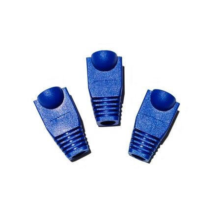 Strain Relief Boot RJ45 | Blue | 10 Pack | Durable Design by Unbranded