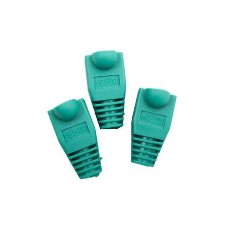 Strain Relief Boot RJ45 Green | Pack of 10 | Durable Design & Easy Installation by Matchmaster