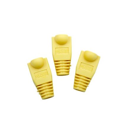Strain Relief Boot RJ45 | Yellow | 10 Pack | Durable Design by Matchmaster