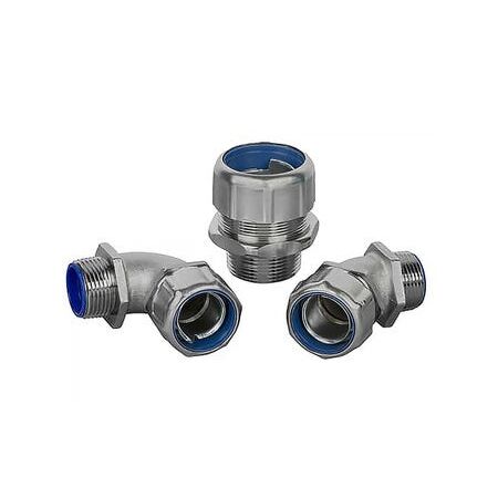 1/2 Inch Straight Steel Insulated Liquid tight Connector
