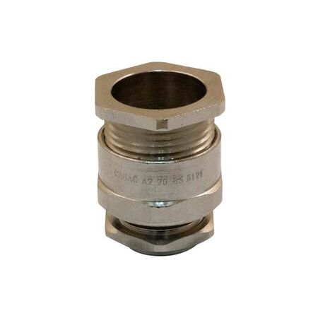 Cabac A2 Nickel Plated Brass Gland M20 Cable OD 3.1 - 8.6mm