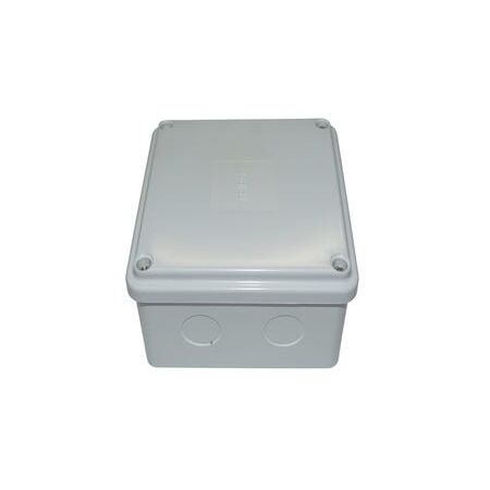 Adaptable Box PVC With Knockouts 75 x 75 x 50mm Grey