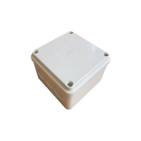Adaptable Box PVC With Knockouts 100 x 100 x 50mm Grey