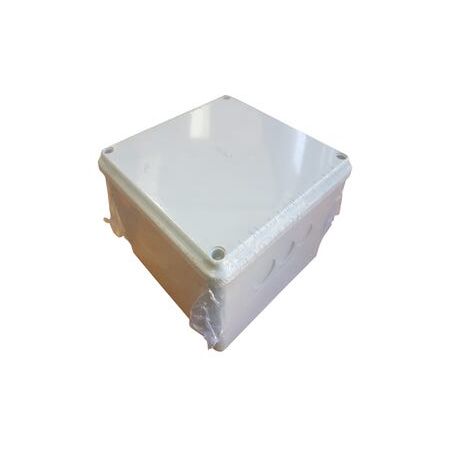 Adaptable Box PVC With Knockouts 150 x 150 x 100mm Grey