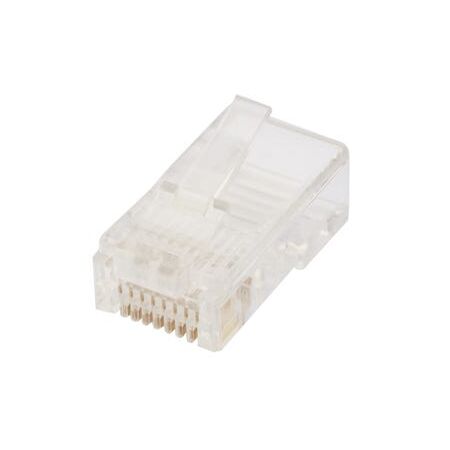 RJ45 Cat6 Plug 8P8C | UTP 2 Piece | 50 Pack by Unbranded