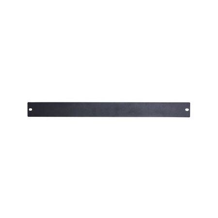 Panel Blank 1RU | 483mm Width | Black Finish by BrandName