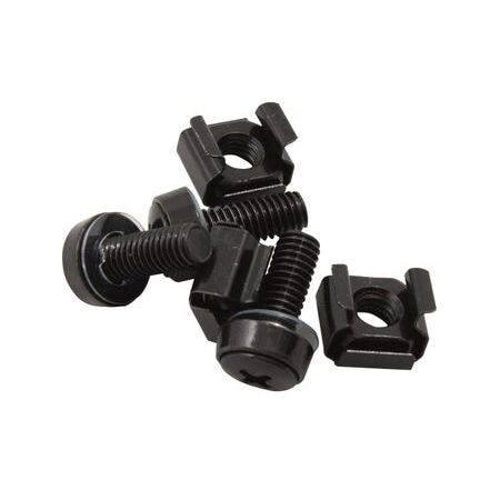 Cagenut M6 Black 40 Pack | Durable Steel | Corrosion Resistant | Easy Installation by Cagenut