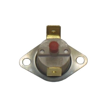 Single Pole Bimetallic Disc Thermostat | 130°C Rating | Silver Finish | 45° Angle by TY60R